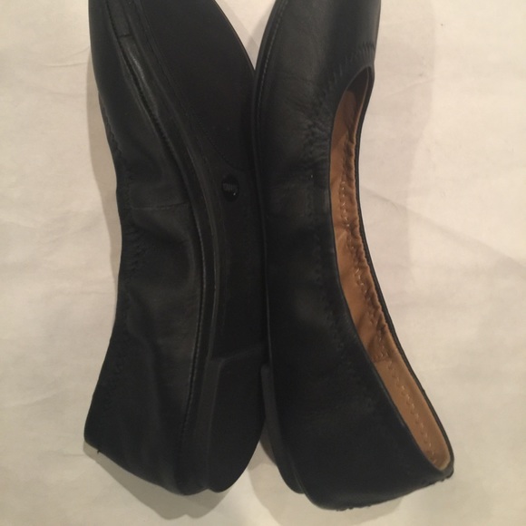 Lucky Brand LK-Elysia Women's Ballet Flat Shoes 9M or 10M Leather Black NIB - Picture 4 of 5